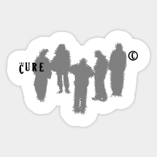 The Cure Sillhouete Two Sticker